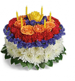 Your Wish Is Granted Birthday Cake Bouquet 