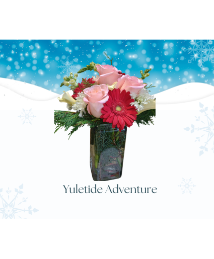 Yuletide Adventures Winter Holiday Flowers
