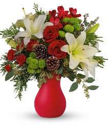 Yuletide Greetings Vase Arrangement  