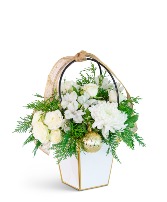 Yuletide Joy Tote Flower Arrangement