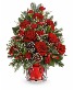 YULETIDE SPARKLE TREE fresh arrangement