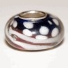 Zebra and Co US Flag Glass Bead