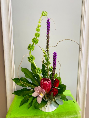 Zen Flower Arrangement in Airdrie, AB | Flower Whispers