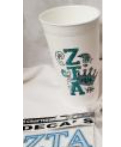 Zeta Tau Alpha only...tumbler and decal 