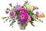 Zinnia Charm Vase Arrangement